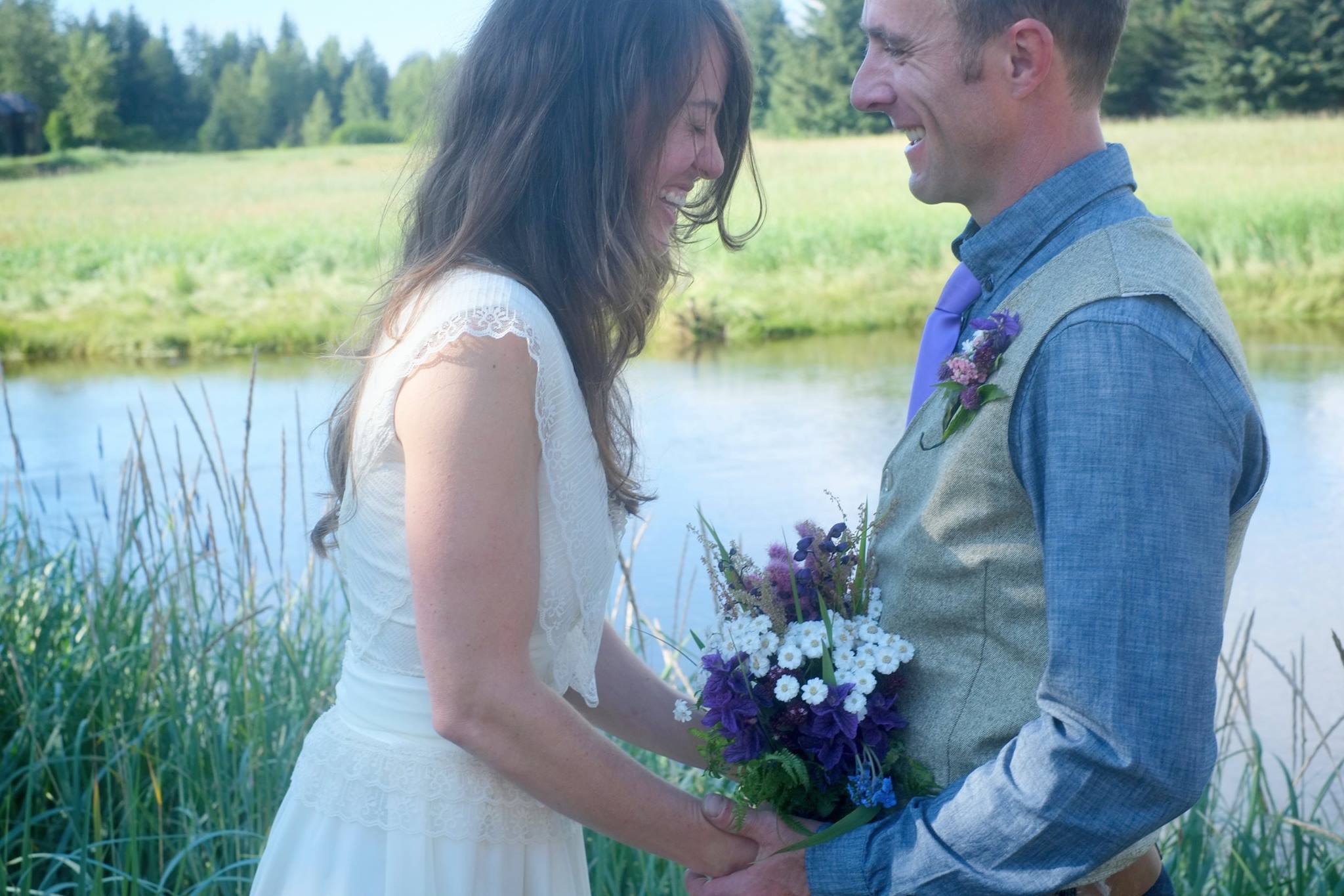 love family wild flower bouquet